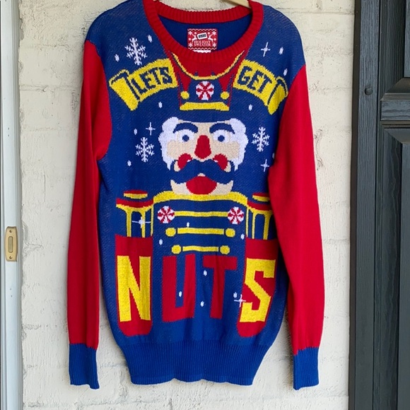 mens nutcracker sweater